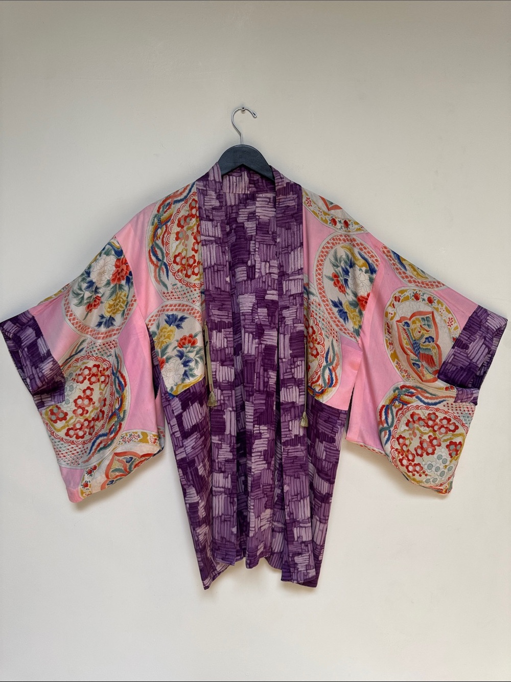Pure Silk Vintage Kimono Jacket